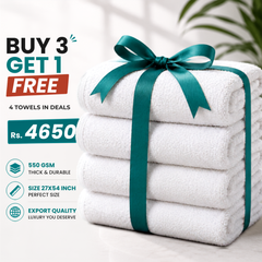 White Bath Towel – 100% Cotton | Ultra Soft & Highly Absorbent