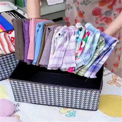 Jean Organizer, Large Capacity Collapsible Clothes with Handle for Closet
