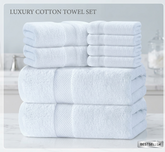 White Bath Towel