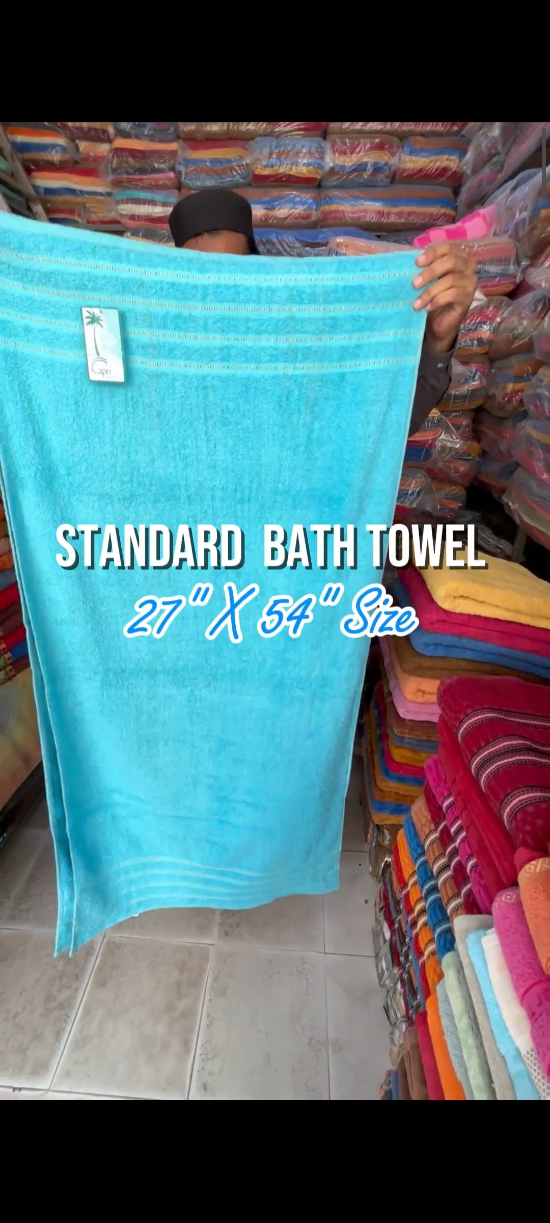 Strip Border Towels (27x54 Inches)