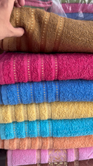 Strip Border Towels (27x54 Inches)