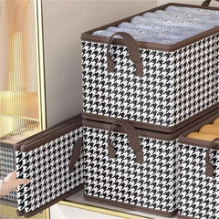 Jean Organizer, Large Capacity Collapsible Clothes with Handle for Closet