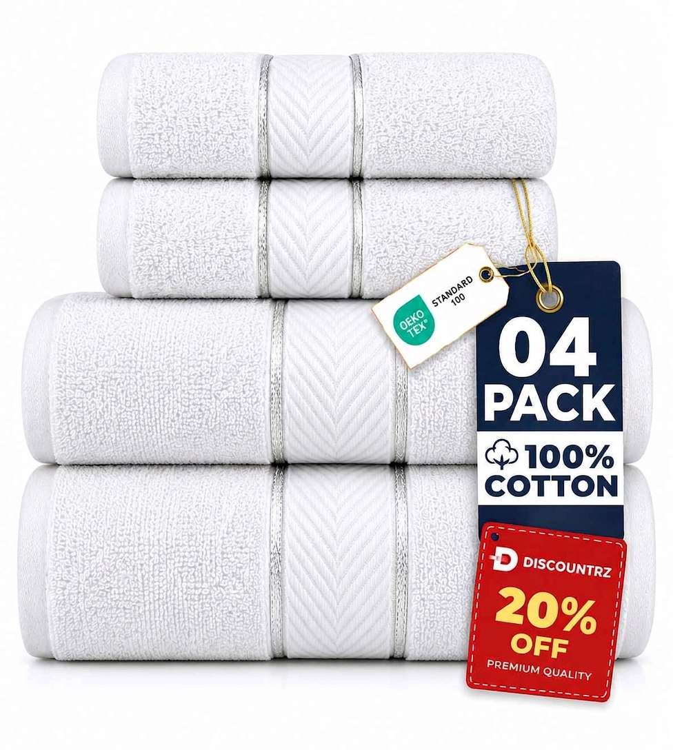 Export Quality - White Towel Set
