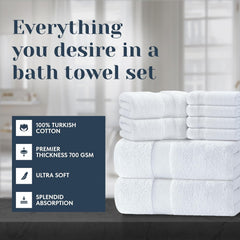 White Bath Towel
